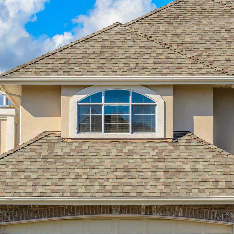 neat installation of apshalt roof shingle